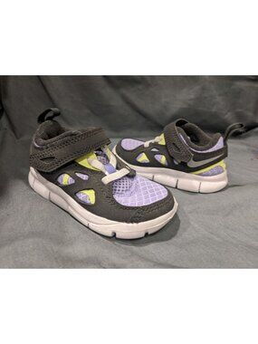 Nike Free Run 2 Toddler Purple/Silver  Size 5 NEW NO BOX!
